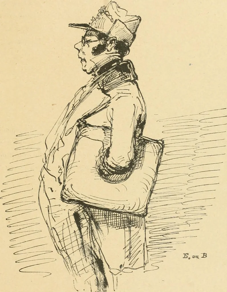 An illustration from La caricature et les caricaturistes ;, 1900, leaf 146