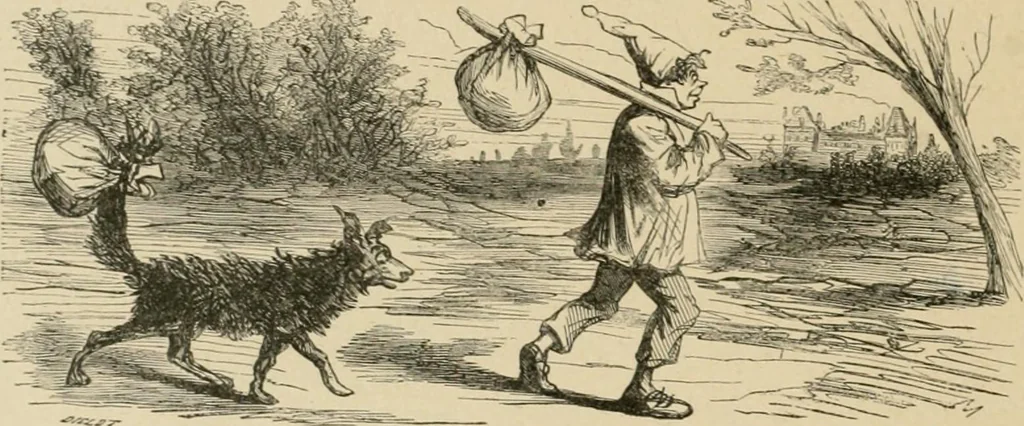 An illustration from La caricature et les caricaturistes ;, 1900, leaf 155