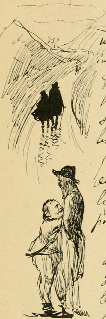 An illustration from La caricature et les caricaturistes ;, 1900, leaf 16