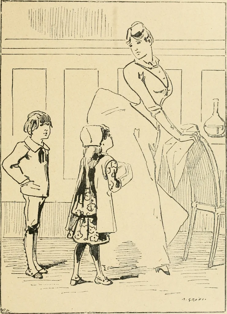 An illustration from La caricature et les caricaturistes ;, 1900, leaf 164