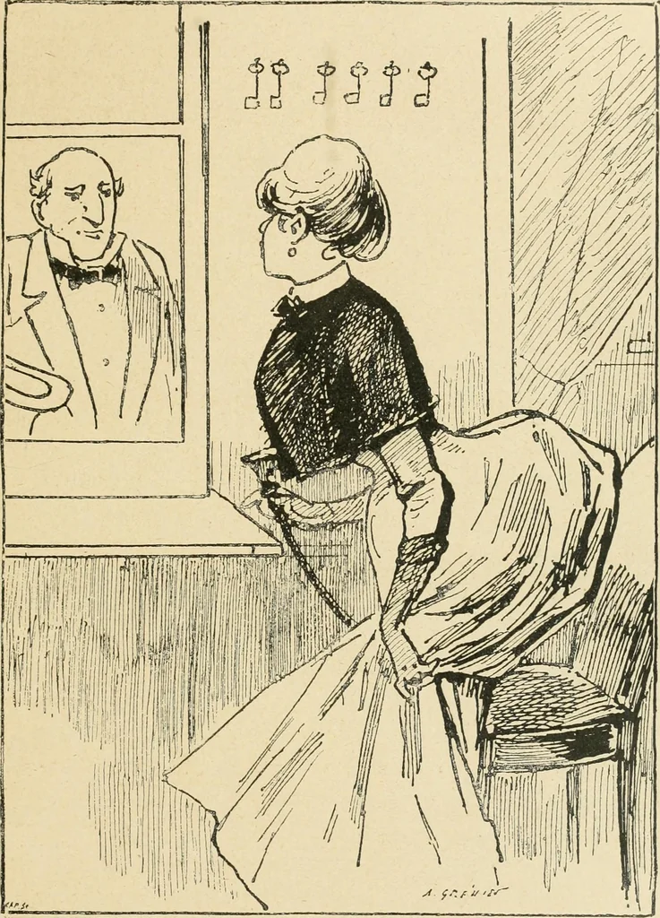 An illustration from La caricature et les caricaturistes ;, 1900, leaf 168