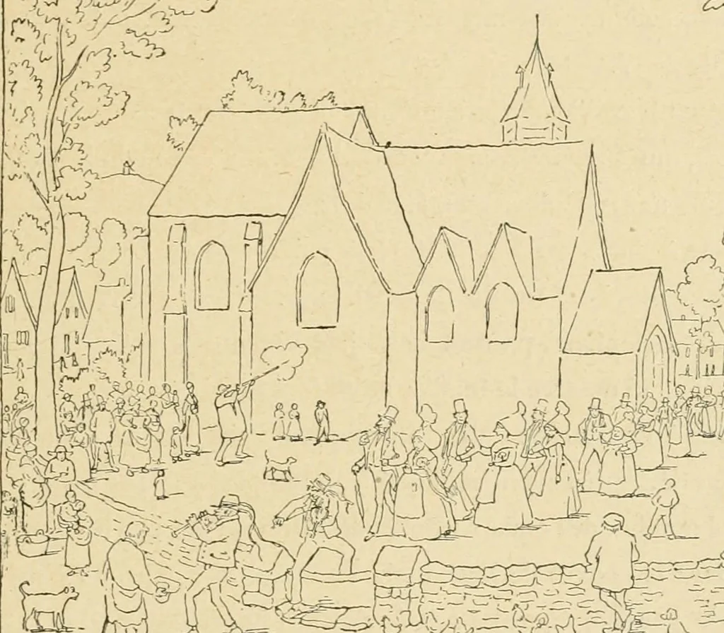 An illustration from La caricature et les caricaturistes ;, 1900, leaf 178