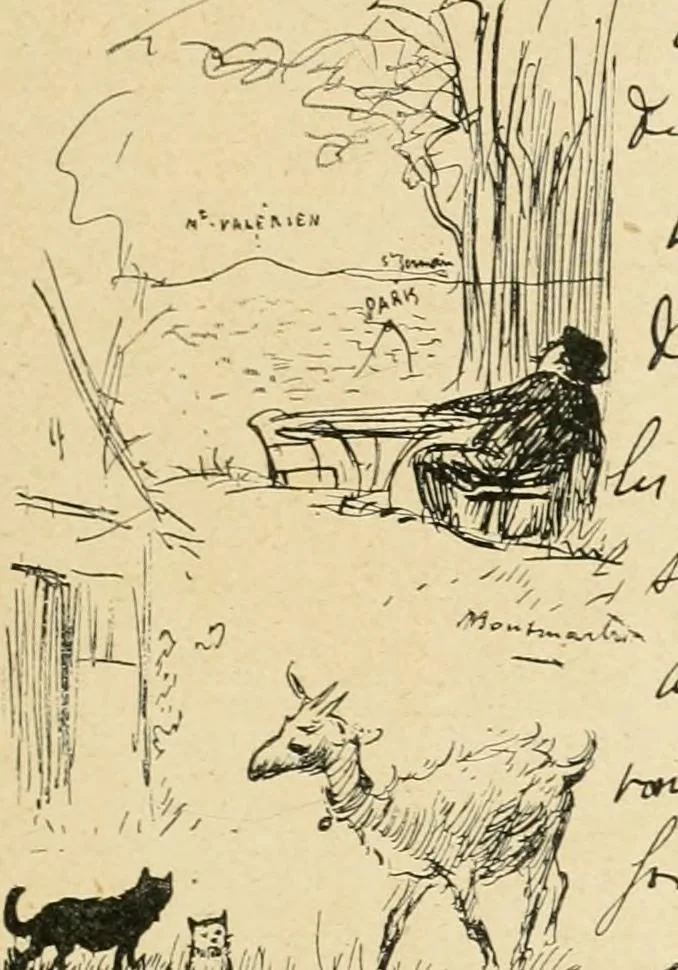 An illustration from La caricature et les caricaturistes ;, 1900, leaf 18