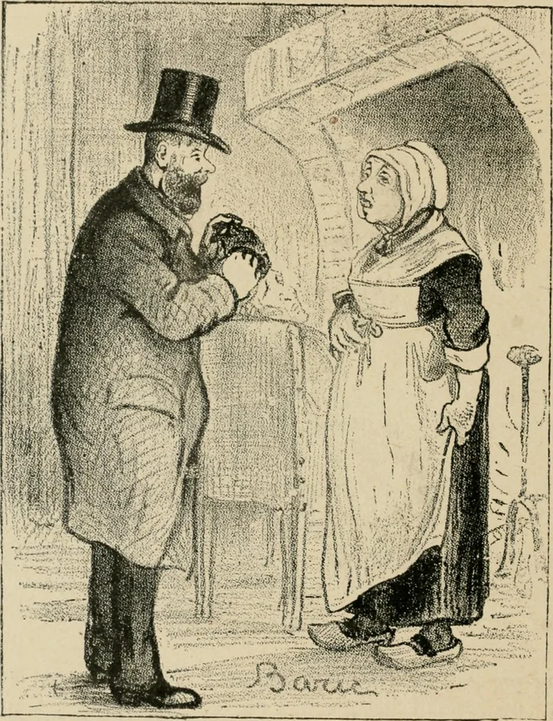 An illustration from La caricature et les caricaturistes ;, 1900, leaf 199