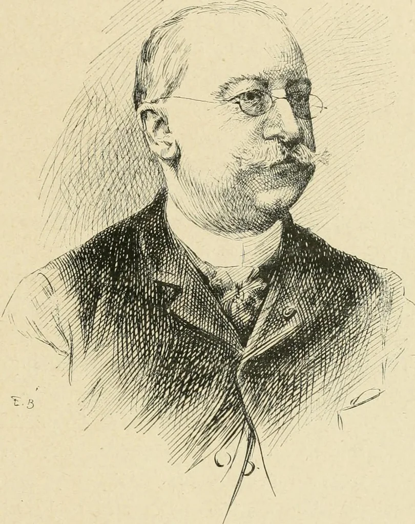 An illustration from La caricature et les caricaturistes ;, 1900, leaf 208