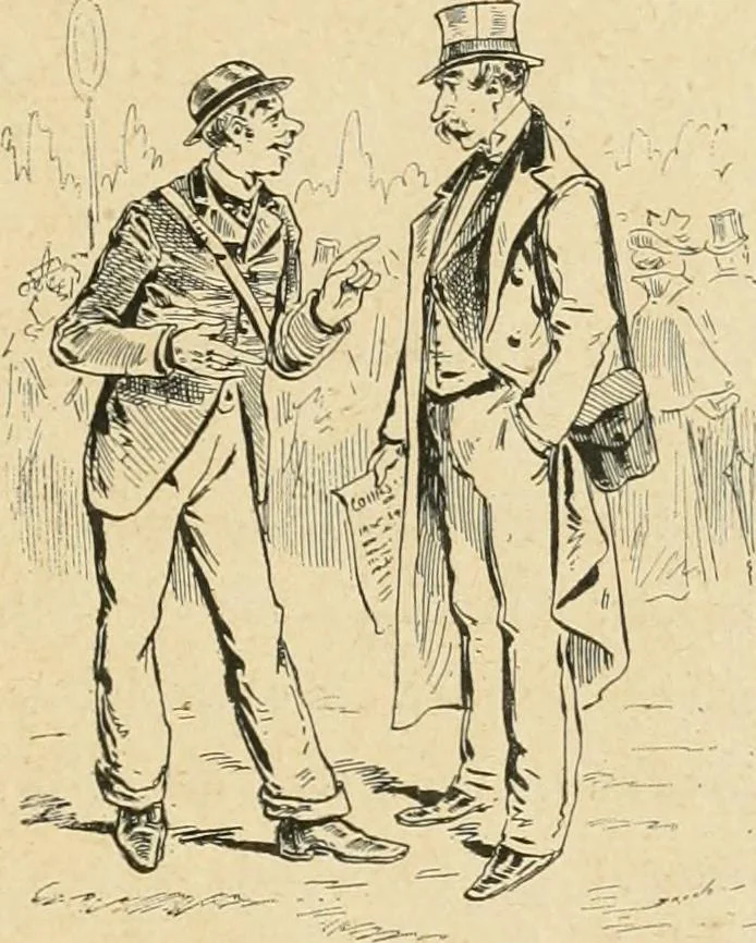 An illustration from La caricature et les caricaturistes ;, 1900, leaf 212
