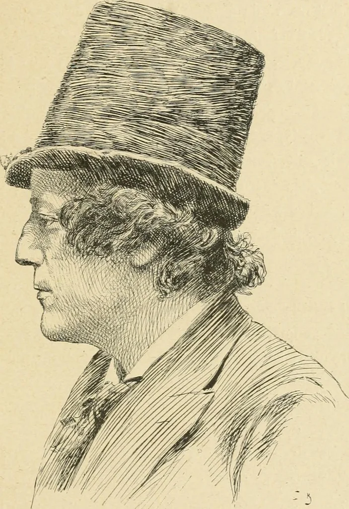 An illustration from La caricature et les caricaturistes ;, 1900, leaf 244