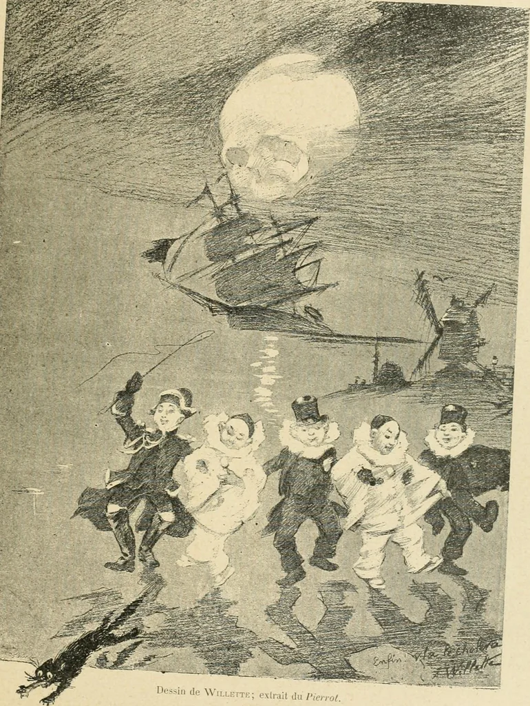 An illustration from La caricature et les caricaturistes ;, 1900, leaf 246