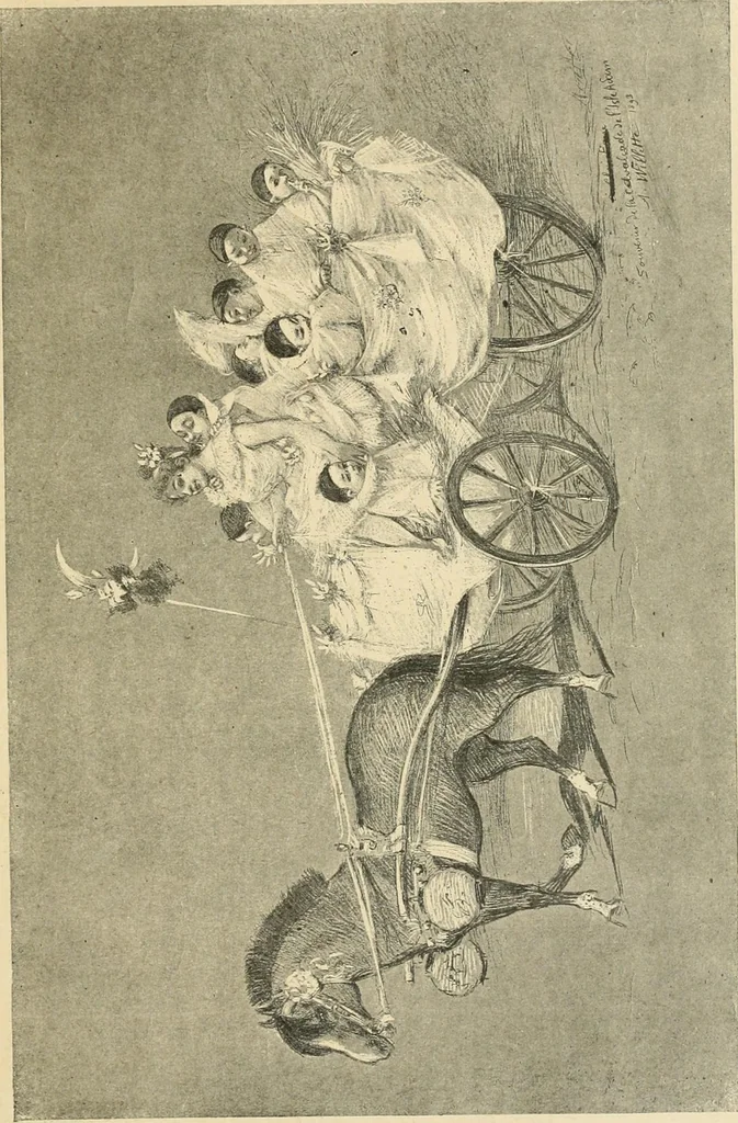 An illustration from La caricature et les caricaturistes ;, 1900, leaf 254