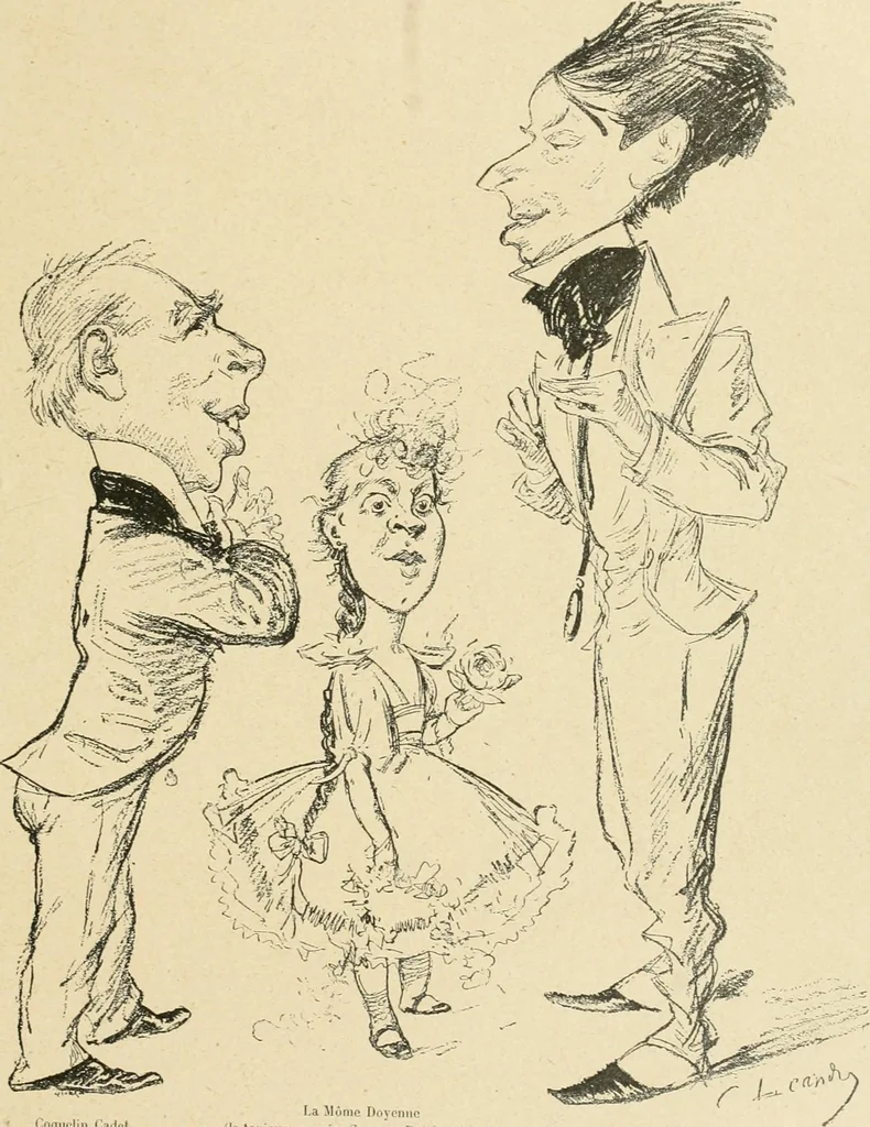 An illustration from La caricature et les caricaturistes ;, 1900, leaf 272