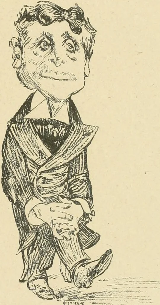 An illustration from La caricature et les caricaturistes ;, 1900, leaf 276