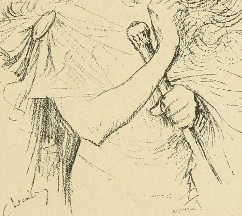 An illustration from La caricature et les caricaturistes ;, 1900, leaf 278
