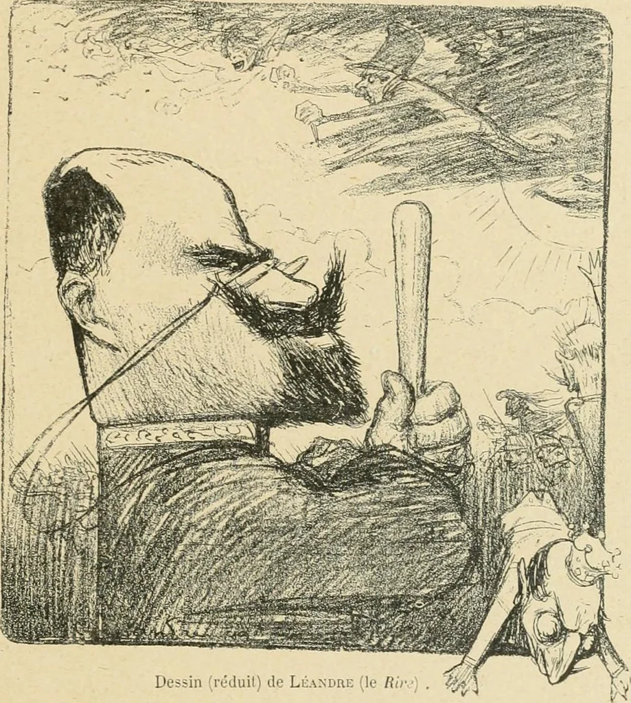 An illustration from La caricature et les caricaturistes ;, 1900, leaf 280