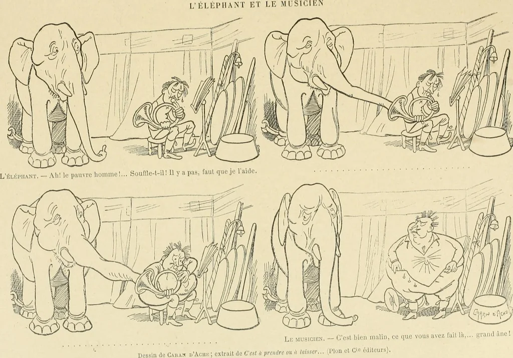 An illustration from La caricature et les caricaturistes ;, 1900, leaf 288