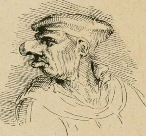 An illustration from La caricature et les caricaturistes ;, 1900, leaf 29
