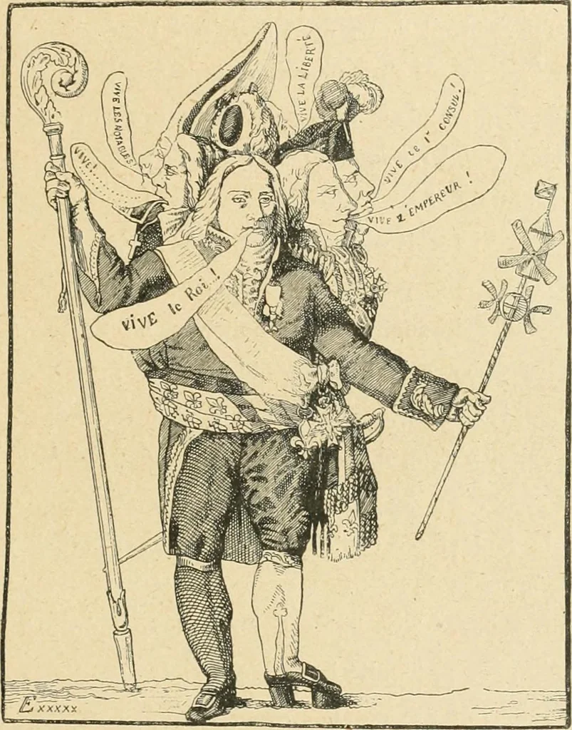 An illustration from La caricature et les caricaturistes ;, 1900, leaf 30