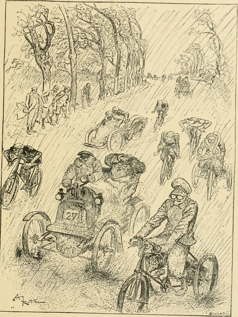 An illustration from La caricature et les caricaturistes ;, 1900, leaf 324