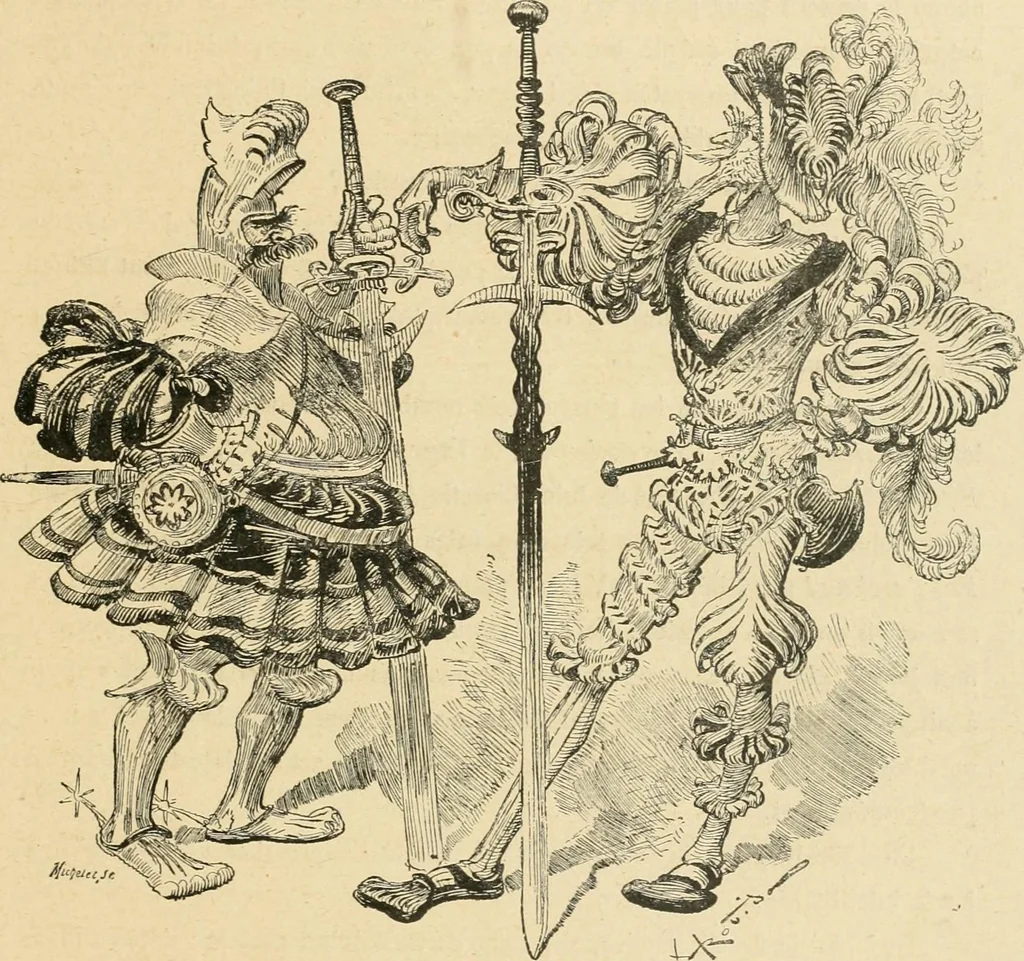 An illustration from La caricature et les caricaturistes ;, 1900, leaf 328