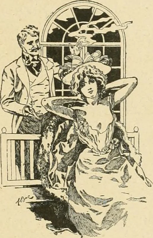 An illustration from La caricature et les caricaturistes ;, 1900, leaf 332