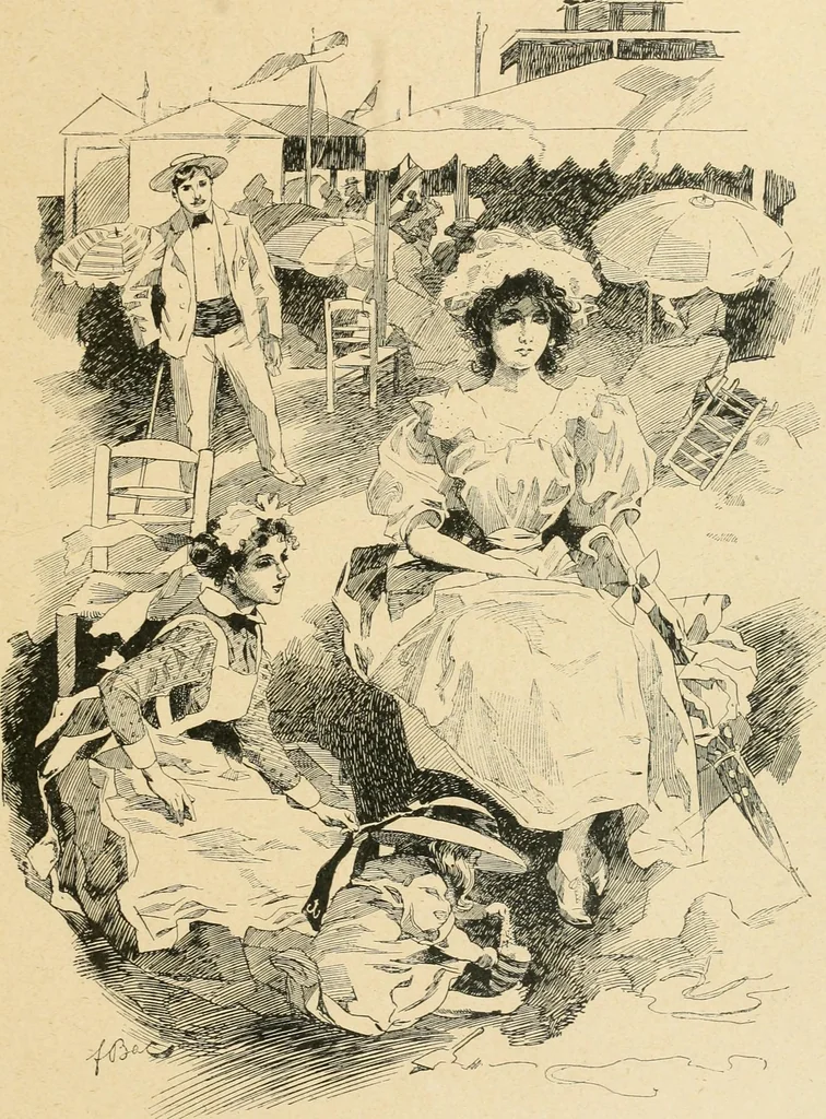 An illustration from La caricature et les caricaturistes ;, 1900, leaf 348