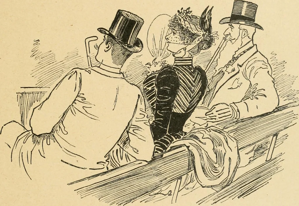 An illustration from La caricature et les caricaturistes ;, 1900, leaf 370
