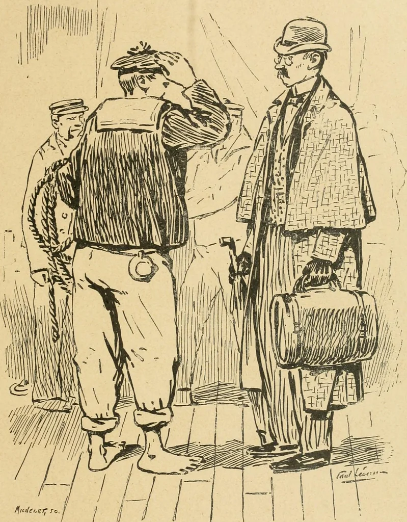 An illustration from La caricature et les caricaturistes ;, 1900, leaf 376