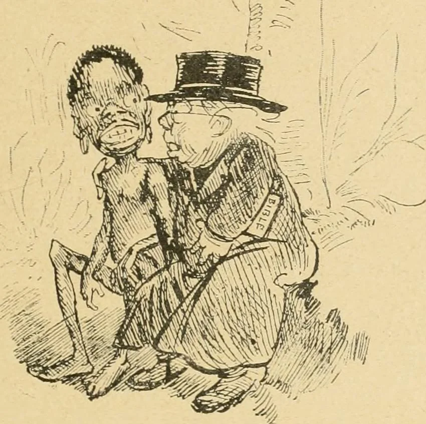 An illustration from La caricature et les caricaturistes ;, 1900, leaf 382