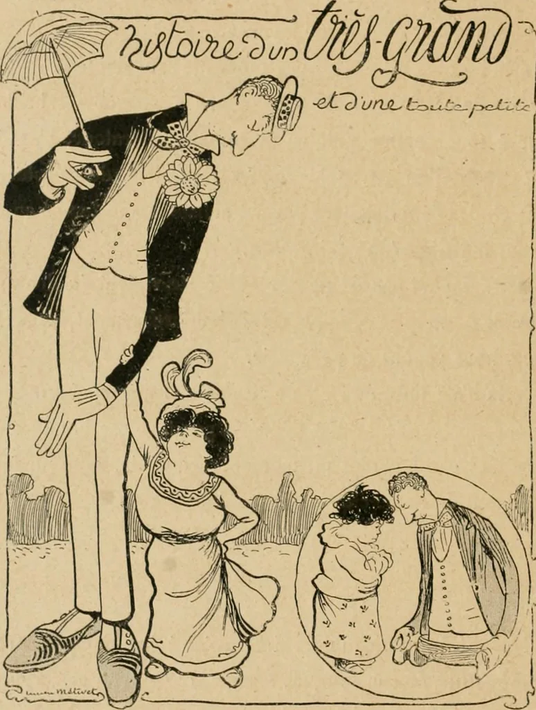 An illustration from La caricature et les caricaturistes ;, 1900, leaf 387