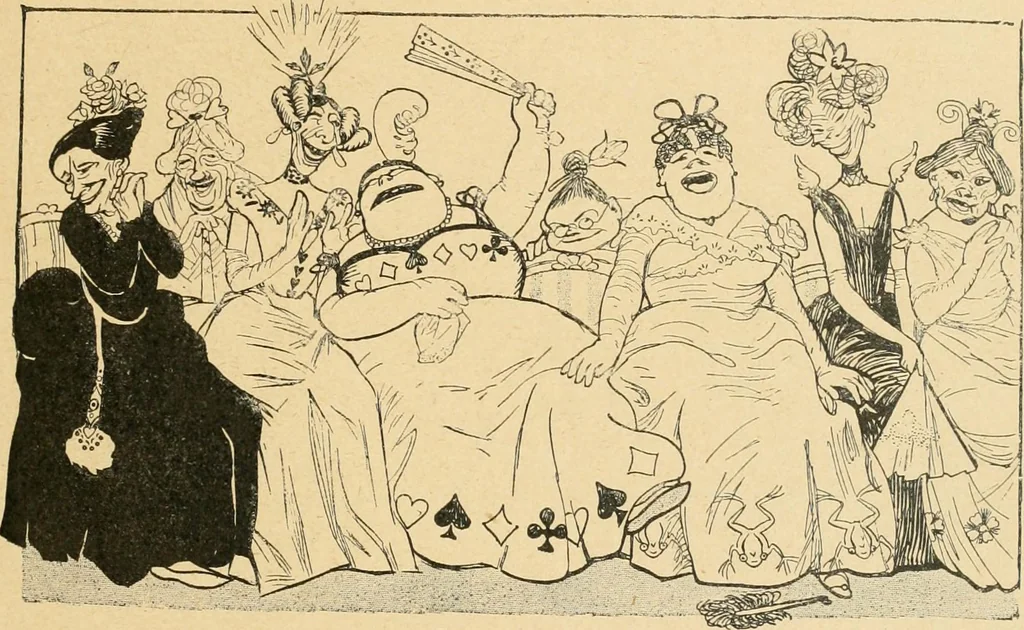 An illustration from La caricature et les caricaturistes ;, 1900, leaf 392