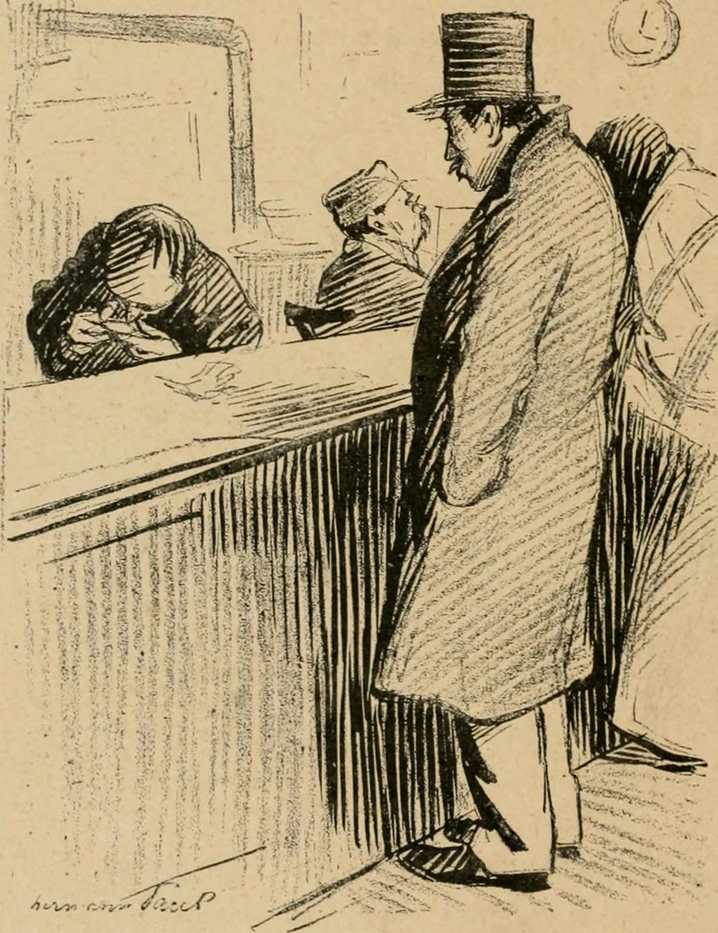An illustration from La caricature et les caricaturistes ;, 1900, leaf 393