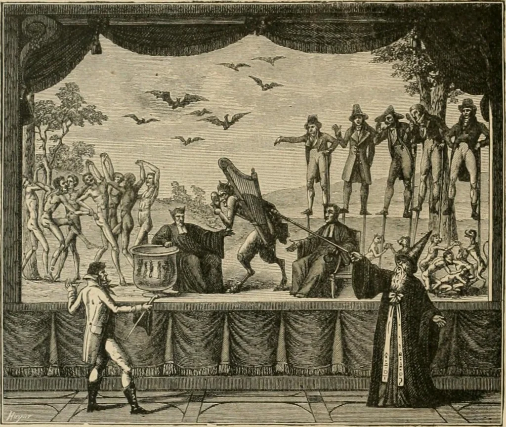 An illustration from La caricature et les caricaturistes ;, 1900, leaf 45