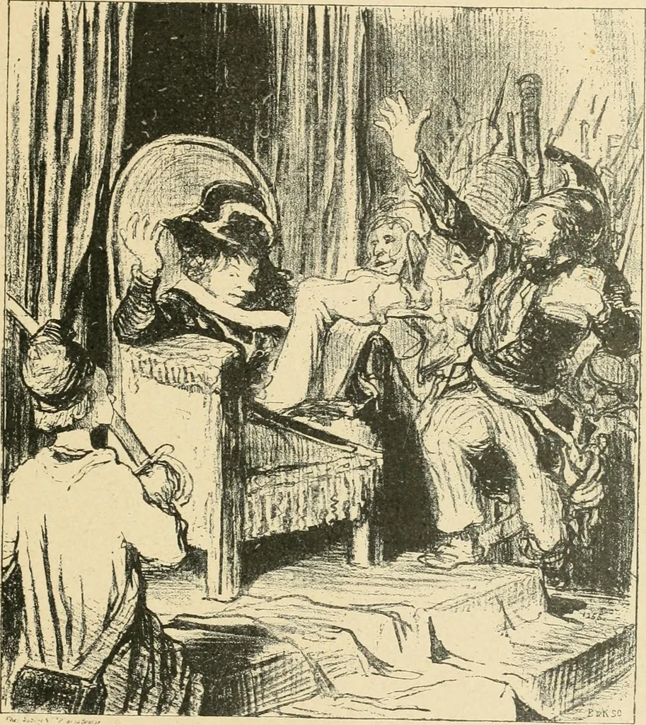 An illustration from La caricature et les caricaturistes ;, 1900, leaf 54