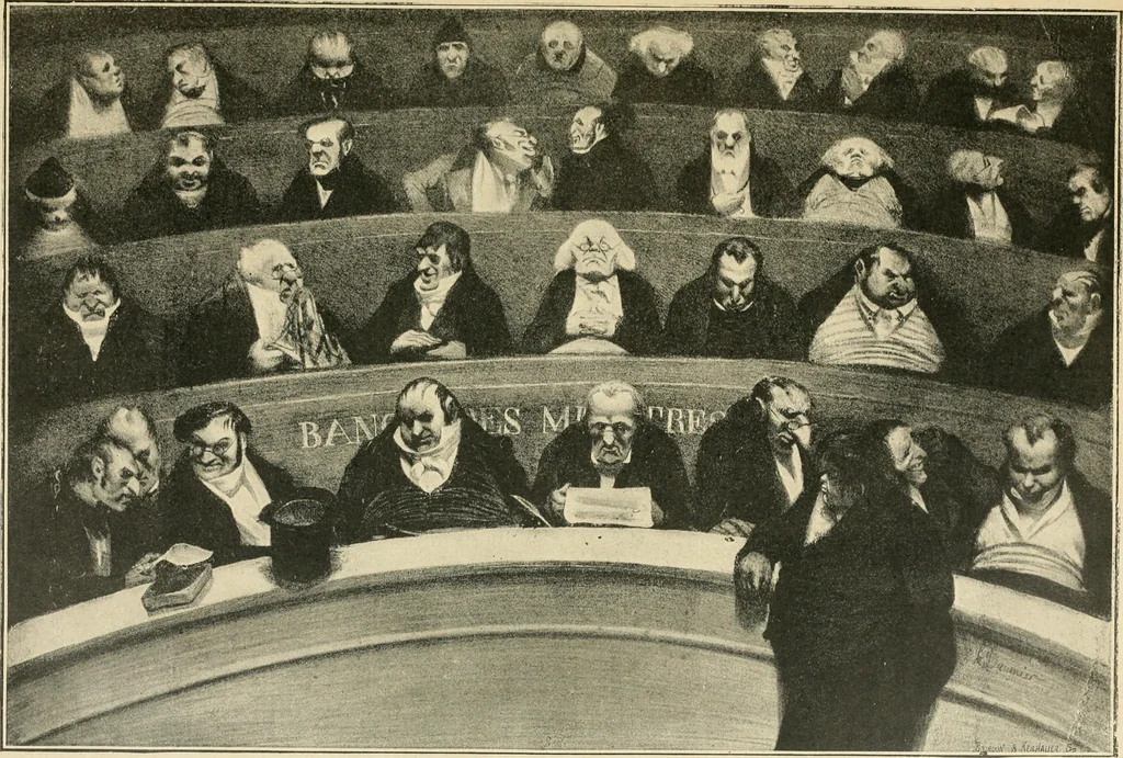 An illustration from La caricature et les caricaturistes ;, 1900, leaf 56