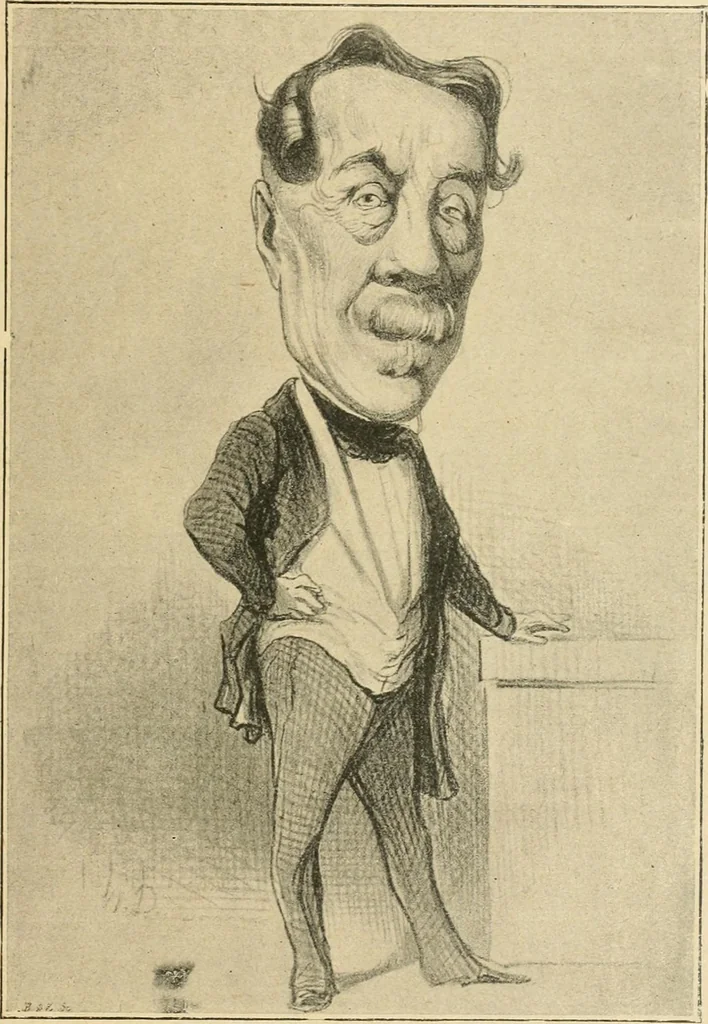 An illustration from La caricature et les caricaturistes ;, 1900, leaf 62