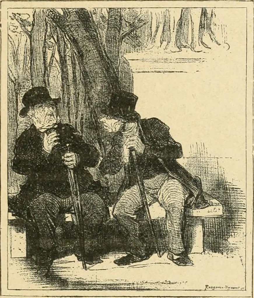 An illustration from La caricature et les caricaturistes ;, 1900, leaf 66