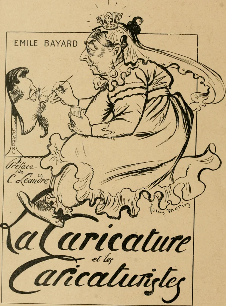 An illustration from La caricature et les caricaturistes ;, 1900, leaf 7