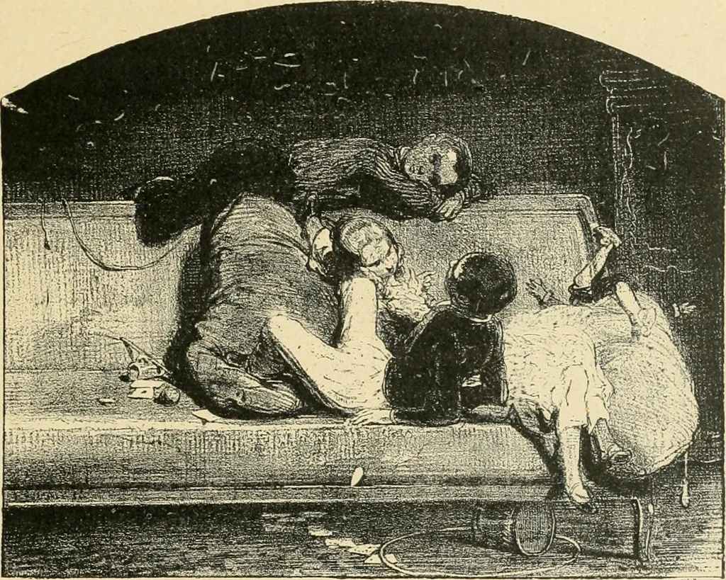 An illustration from La caricature et les caricaturistes ;, 1900, leaf 74