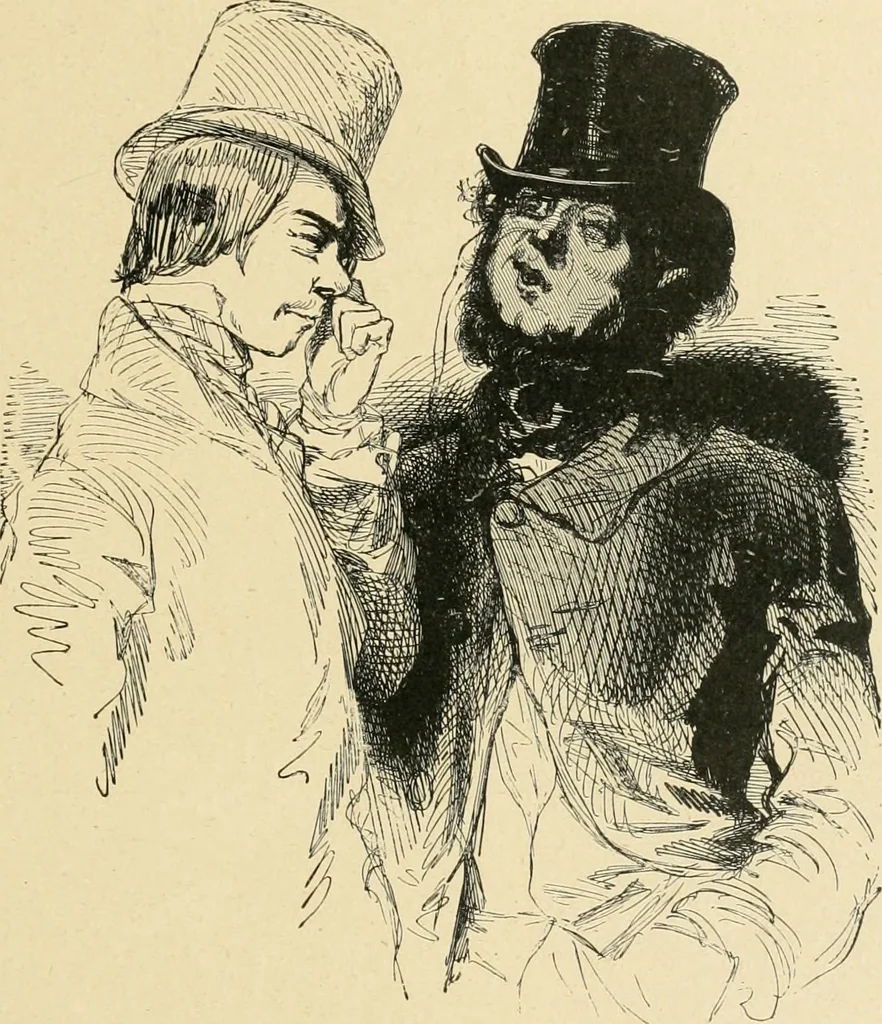 An illustration from La caricature et les caricaturistes ;, 1900, leaf 78