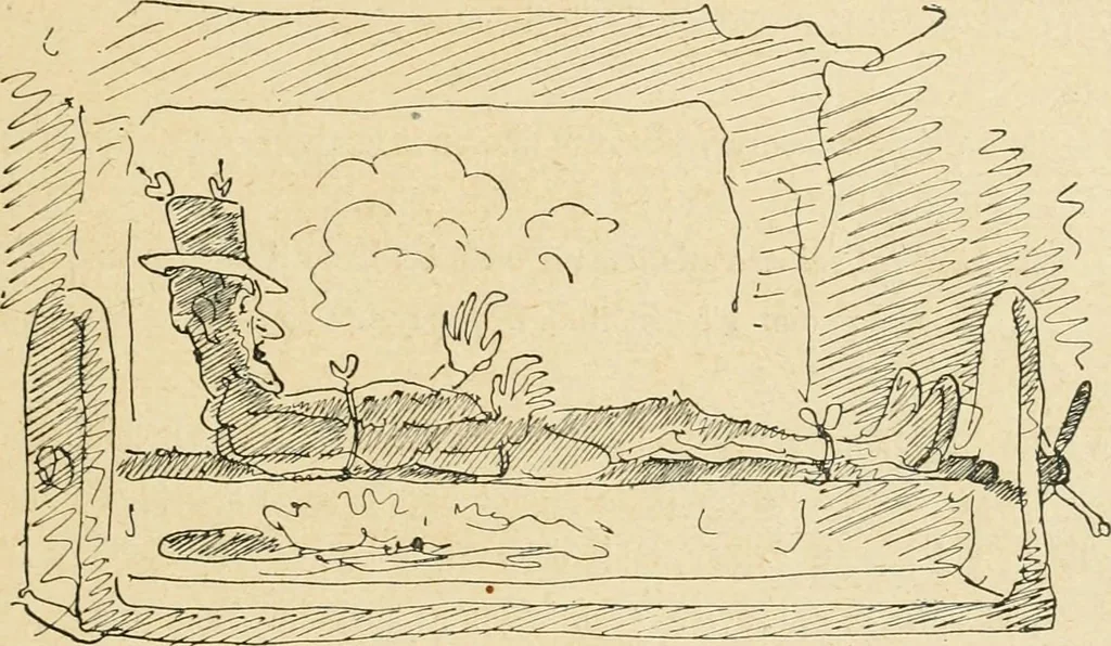 An illustration from La caricature et les caricaturistes ;, 1900, leaf 86