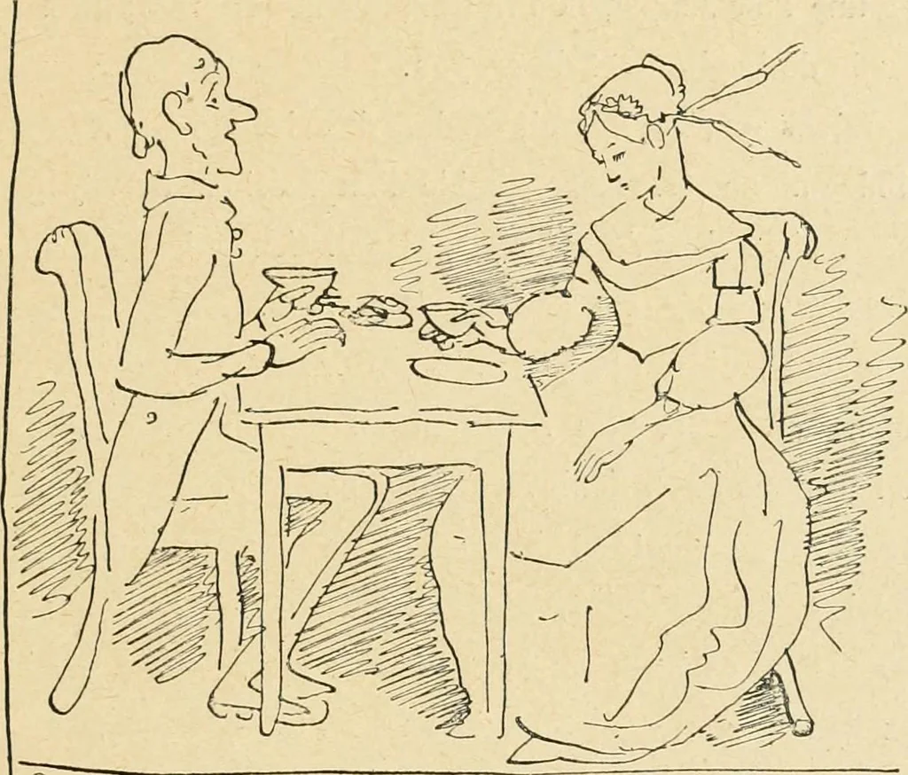 An illustration from La caricature et les caricaturistes ;, 1900, leaf 88