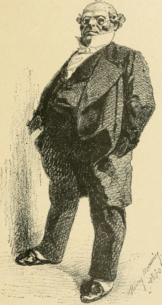 An illustration from La caricature et les caricaturistes ;, 1900, leaf 94
