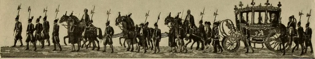 An illustration from La carrozza nella storia della locomozione, 1901, leaf 138