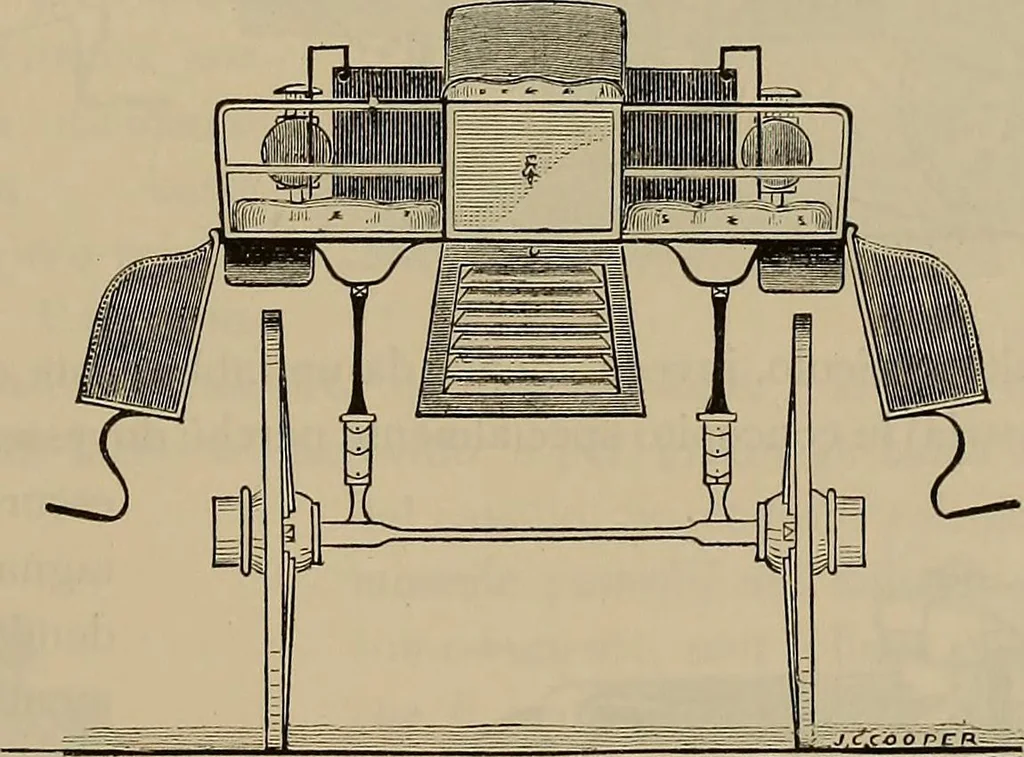 An illustration from La carrozza nella storia della locomozione, 1901, leaf 144