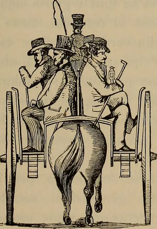 An illustration from La carrozza nella storia della locomozione, 1901, leaf 146