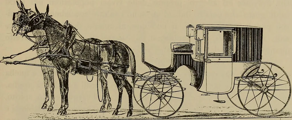 An illustration from La carrozza nella storia della locomozione, 1901, leaf 192