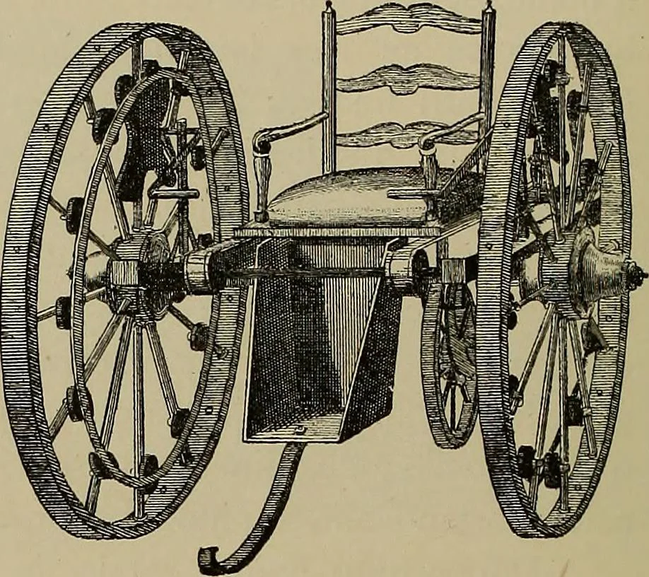 An illustration from La carrozza nella storia della locomozione, 1901, leaf 205