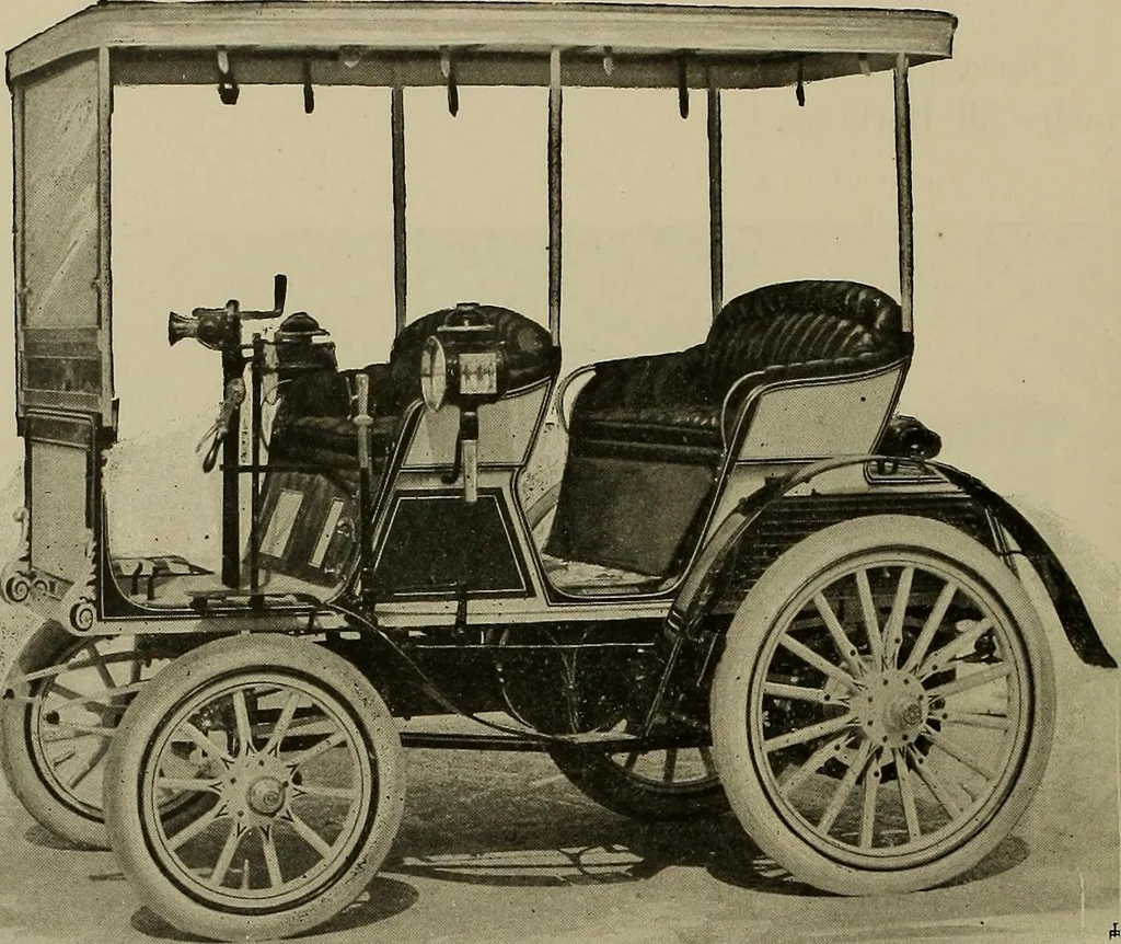 An illustration from La carrozza nella storia della locomozione, 1901, leaf 219