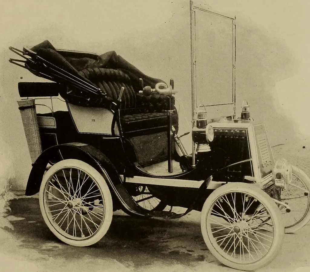 An illustration from La carrozza nella storia della locomozione, 1901, leaf 220