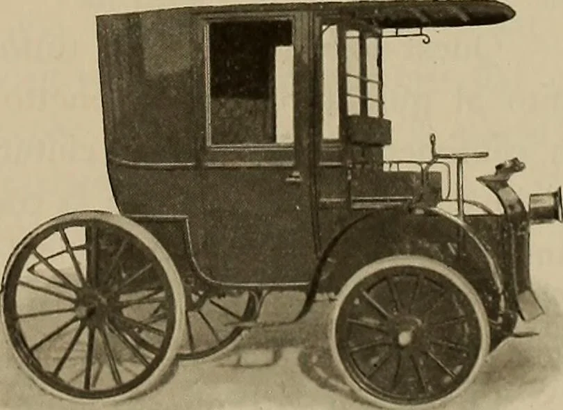 An illustration from La carrozza nella storia della locomozione, 1901, leaf 222