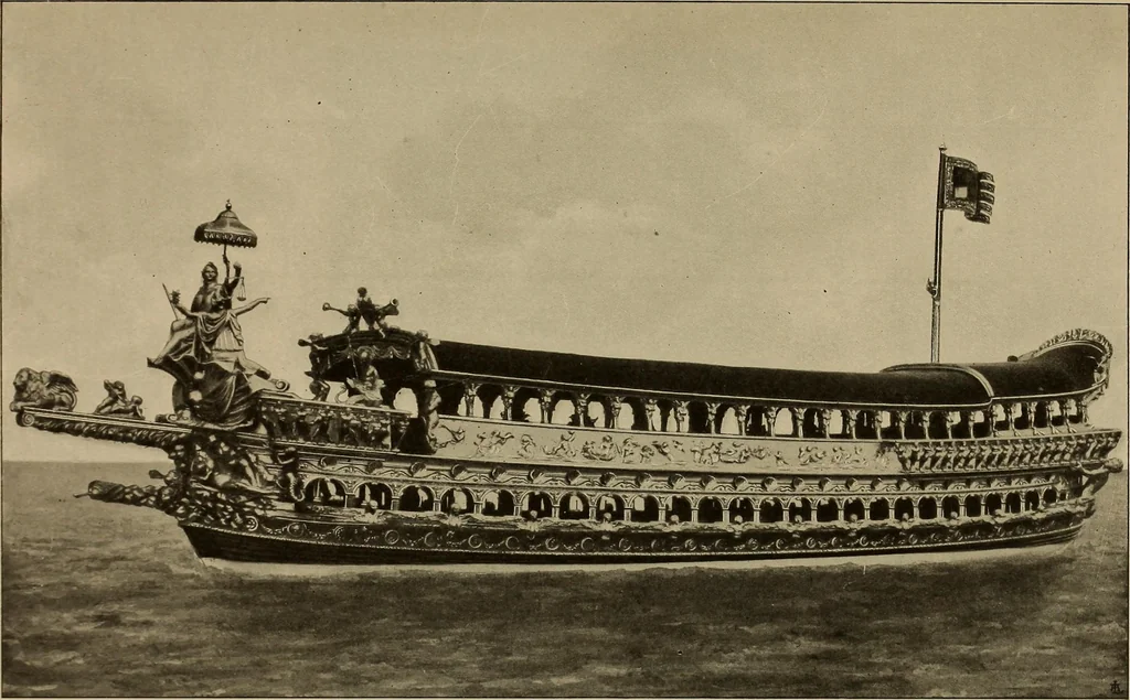An illustration from La carrozza nella storia della locomozione, 1901, leaf 246